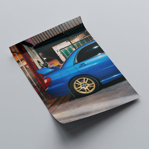 Poster 047 - Subaru Impreza Mk2 WRX STi