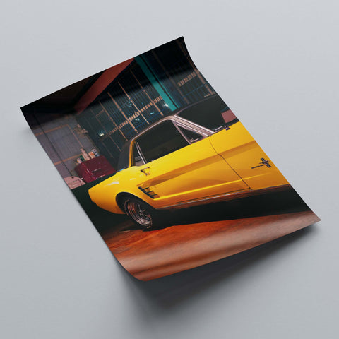 Poster 051 - Ford Mustang - 1966