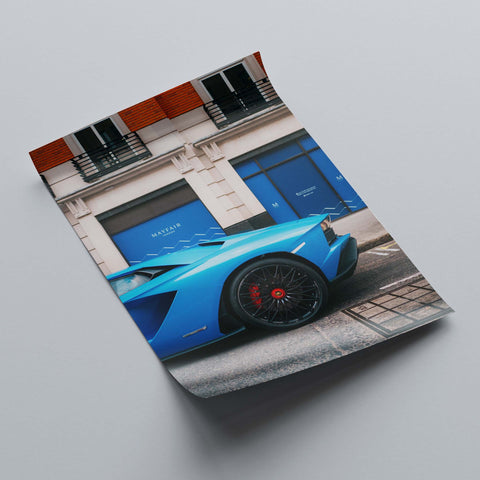 Poster 060 - Lamborghini Aventador S