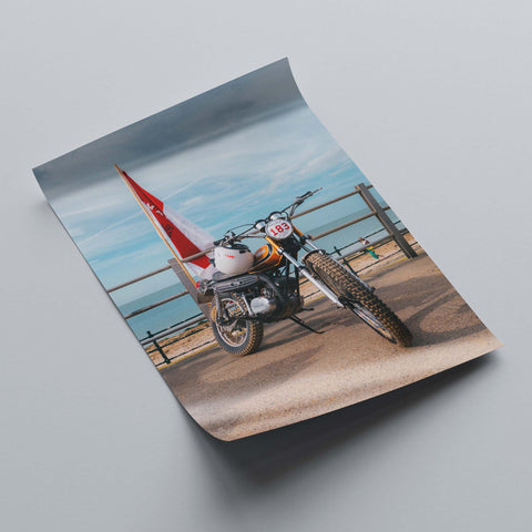 Poster 077 - Yamaha TY 175 - Malle Mile Beach Race 2022