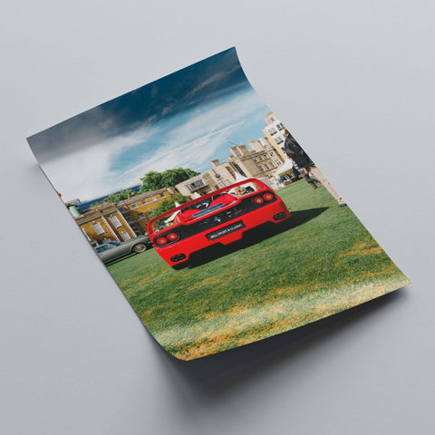 Poster 109 - Ferrari F50 - Rosso Corsa