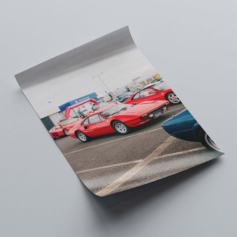 Poster 162 - Surrounded by Ferrari at Silverstone Classic 2022