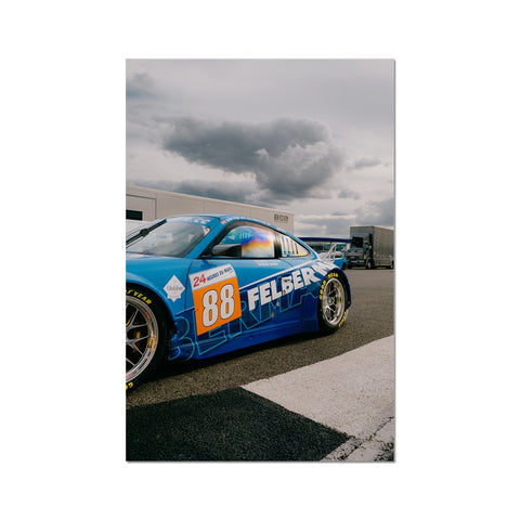 Poster 166 - Porsche 911 (997) GT3 RSR N°88 - 1