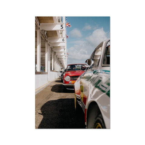 Poster 225 - In The Pitlane Of Goodwood Motor Circuit