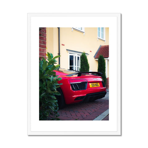 R8 V10 Framed Print