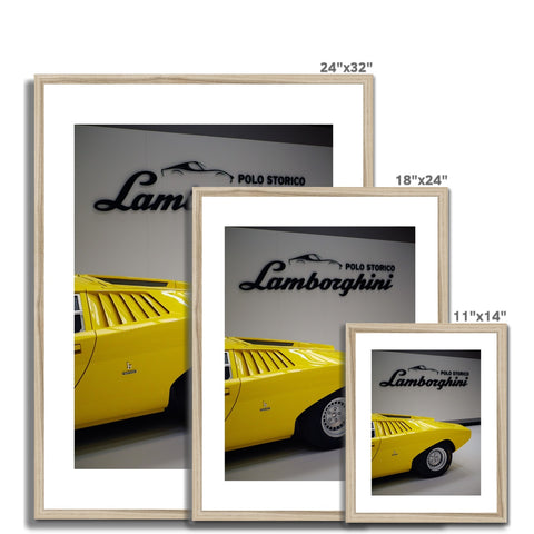 N°17/30 - Countach LP500 Framed Print