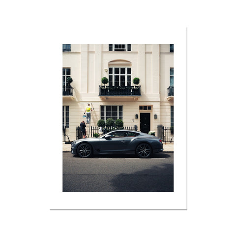 Continental GT x Workers Fine Art Print