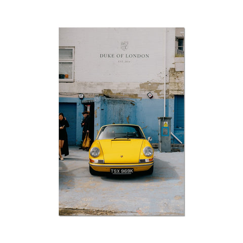 Poster 273 - Porsche 911 Targa - Signal Yellow - 1972 - 2