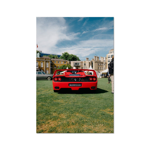 Poster 109 - Ferrari F50 - Rosso Corsa