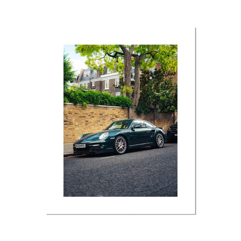 997 Turbo Racing Green Fine Art Print