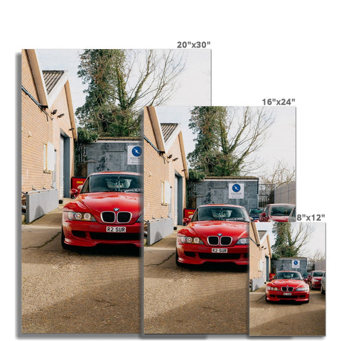 Poster 244 - BMW Z3 M Coupe - Imola Red