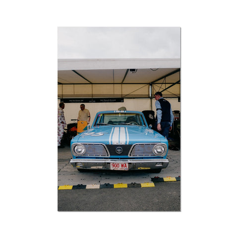 Poster 201 - Plymouth Barracuda at Goodwood Revival 2022