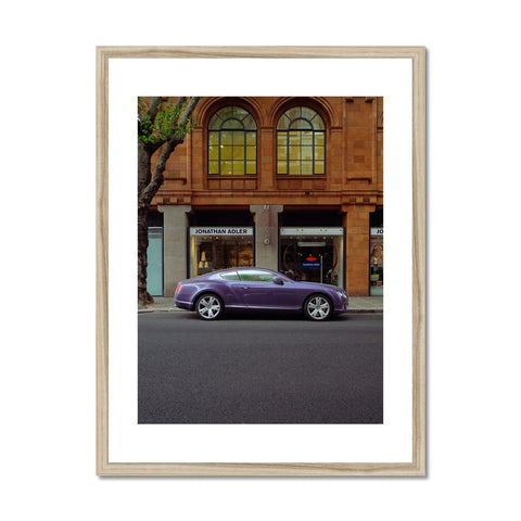 N°21/30 - Continental GT Azure Purple Framed Print