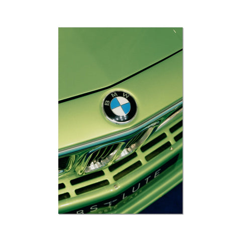 Poster 257 - BMW E9 3.0 CSL - Taiga Green Metallic - 2