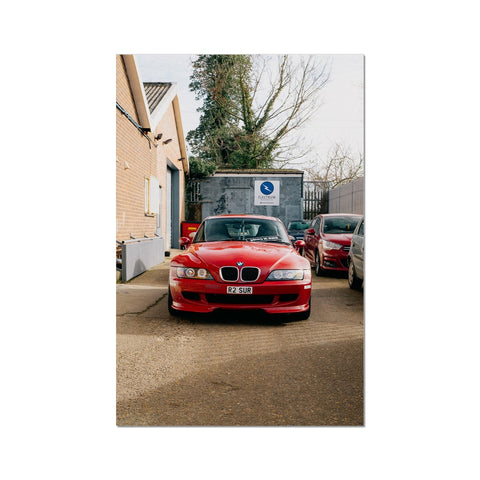 Poster 244 - BMW Z3 M Coupe - Imola Red